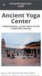 Mobile Screenshot of ancientyogacenter-event.com